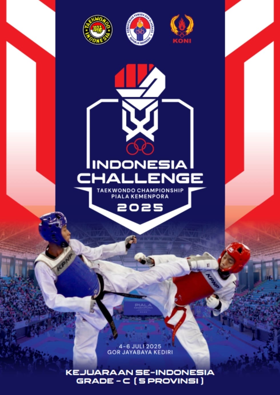 Ajang Pertarungan Prestasi Taekwondo di Tanah Air Taekwondo Indonesia Dojang satriamudagunungkidul
